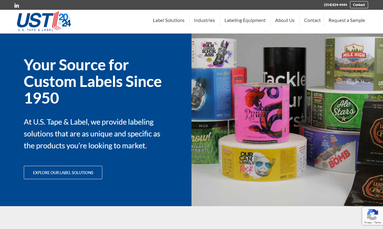 U.S. Tape & Label Labeling Machinery