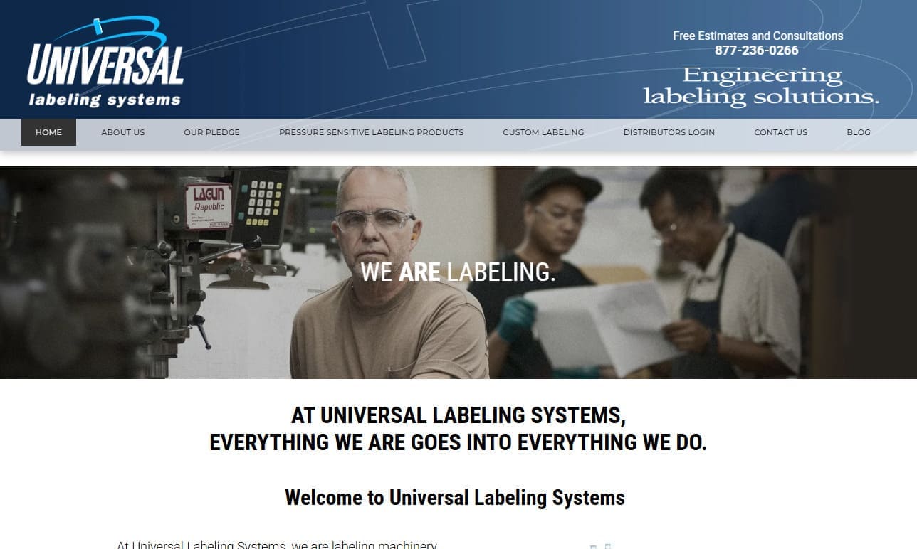 Universal Labeling Systems, Inc. Universal Labeling Systems, Inc.