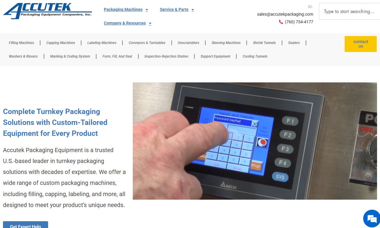 Accutek Packaging Equipment Company, Inc. Accutek Packaging Equipment Company, Inc.